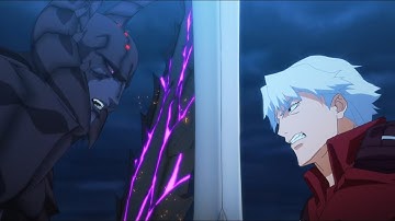 Dante VS Cavaliere Angelo Full Fight - Devil May Cry Netflix Anime