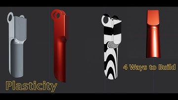 4 Ways in Plasticity to build (the same) "a Metal Sheet Trigger"