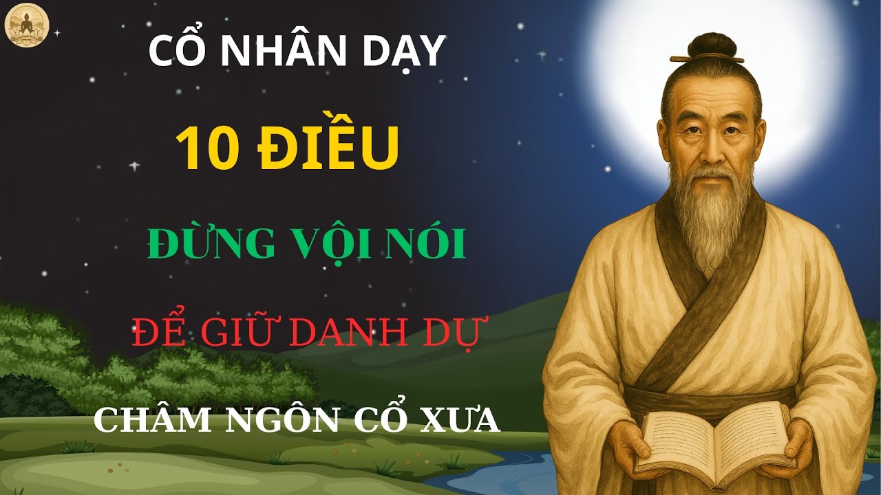 Triết Lý Cuộc Sống: Cổ Nhân Dạy 10 Lời Không Nói Để Giữ Danh Dự | Châm ...