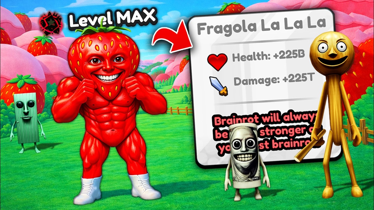 Unlocking MAX LEVEL Fragola La La La In Brainrot Evolution! (Roblox)