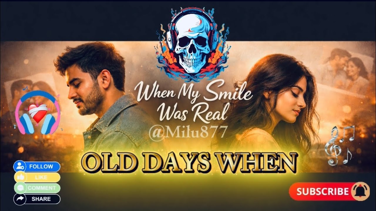 When My Smile When My Smile Was Real | I miss my old days (lyrics)milu877 officials ! New song 2026