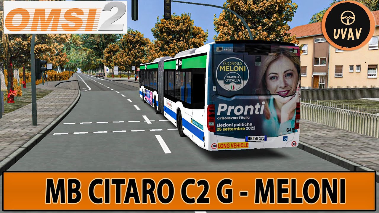 OMSI 2 ITA - MERCEDES BENZ CITARO C2 G  - ACTV  - TRIBUTE TO MELONI FRATELLI DITALIA