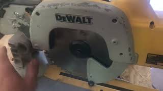 Dewalt DW707 Mitre Chop Saw service.