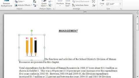 Wrap Text around a Graphic - Word 2010