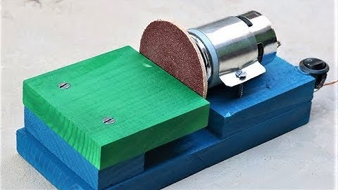 How to Make a mini DISK SANDER at Home - Very Easy