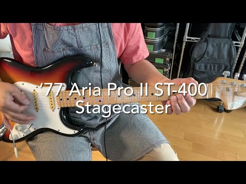 AriaProⅡ STAGECASTER ST-600N Classic 1977 Aria Pro II Stagecaster - Matsumoku - Ash Body