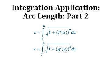 Arc Length - Part 2 of 2