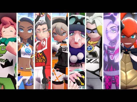 Pokémon Sword & Shield - All Gym Leader Battles