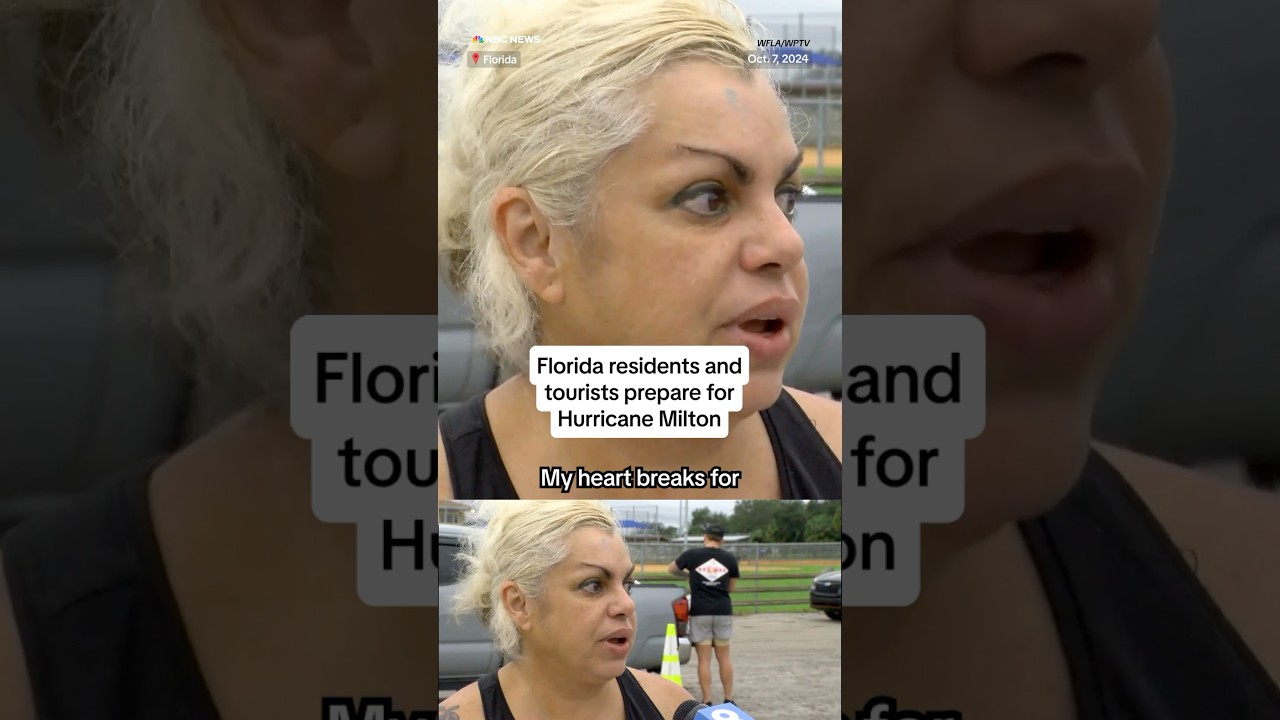 Florida residents and tourists prepare for Hurricane Milton Florida residents and tourists prepare for Hurricane Milton