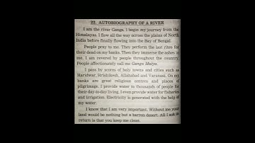 Autobiography Of A River | English Writing Skills | Let