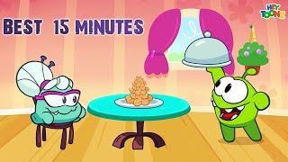 Om Nom Hikayeleri 🍭 en iyi 15 dakika🍎 Super Noms - SEZON 25 🍧Derleme 🍬 Çocuk Çizgi Filmi | HeyToonz