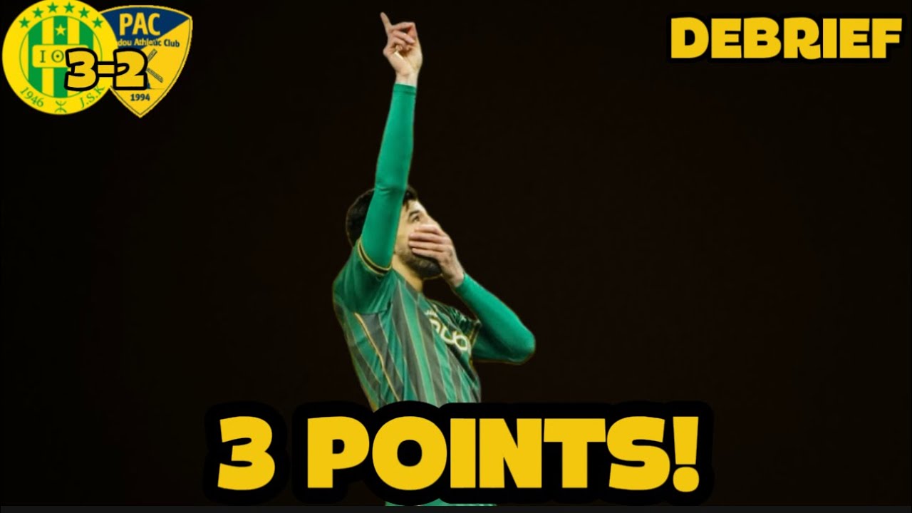 DEBRIEF |JSK 3-2 PAC| 3 POINTS DANS LA DIFFICULTÉ, MESSAOUDI ET ZINNBAURE, TOP ET FLOP…