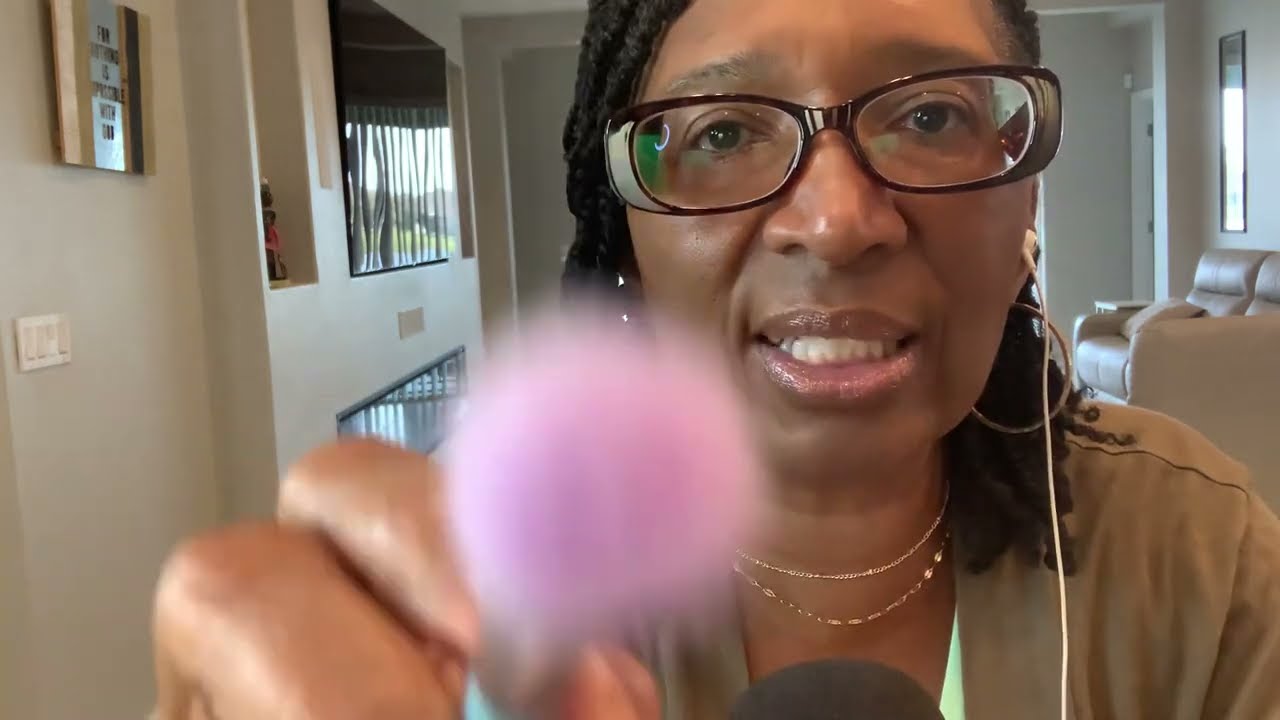 ASMR Face Brushing Positive Affirmations 