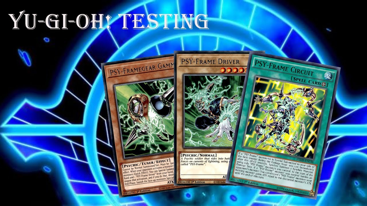 Yu-Gi-Oh! Testing | PSY-Frames 