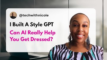 I Built an AI Stylist with ChatGPT — Try It Yourself!