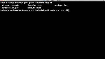 The dependencies Property in Grunt package.json File