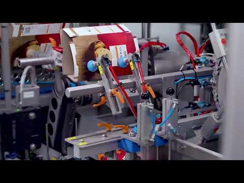 Langen OSTRO Cartoner, packaging crackers | High-Speed, Precision Packaging
