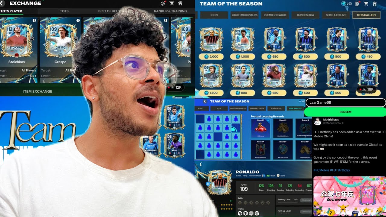 R9 EL PHENOMENON 😱 NEW REDEEM CODE 🚨 SERIE A TOTS || EVENT WALKTHROUGH ...