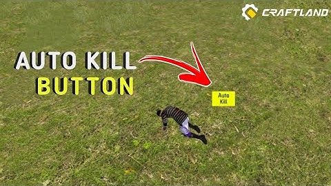How To Make Auto K*ll Button Script In Craftland Free Fire India