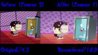 (REUPLOAD) Oggy/OATC - Oggy Got Beaten Up By Bob In His House For The Elevator Comparison