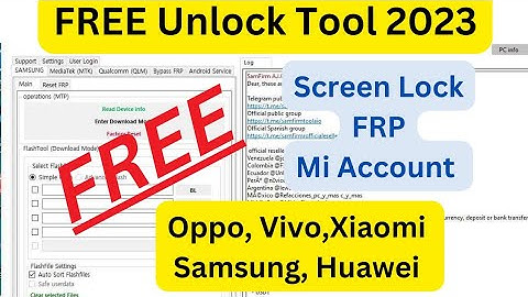 One Click Unlock Any Mobile Screen Lock,FRP, Remove FREE Working Tool / FREE Unlock Tool 2022 /