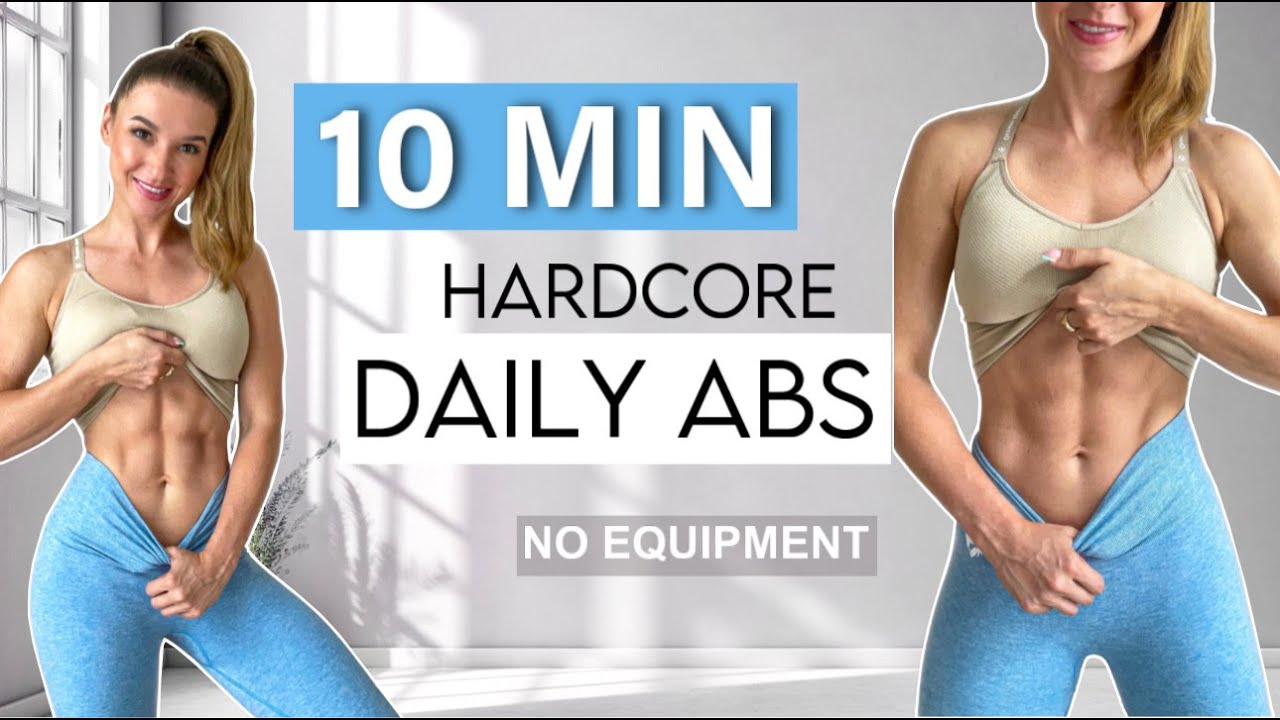 Abs, Abs, Abs - 10 Min Core Workout #180 - Strengthen Your Core - No  Equipment 