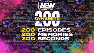 200 Episodes 200 Memories 200 Seconds | The Best Moments of AEW Dynamite!