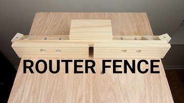 How To Make a Router Table Fence