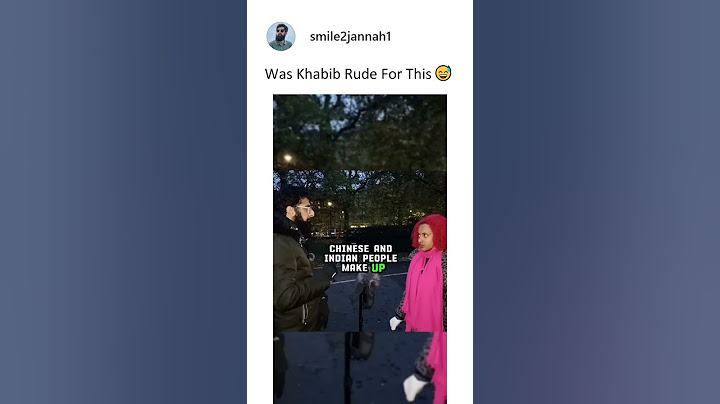 Was Khabib Rude For This? 😅