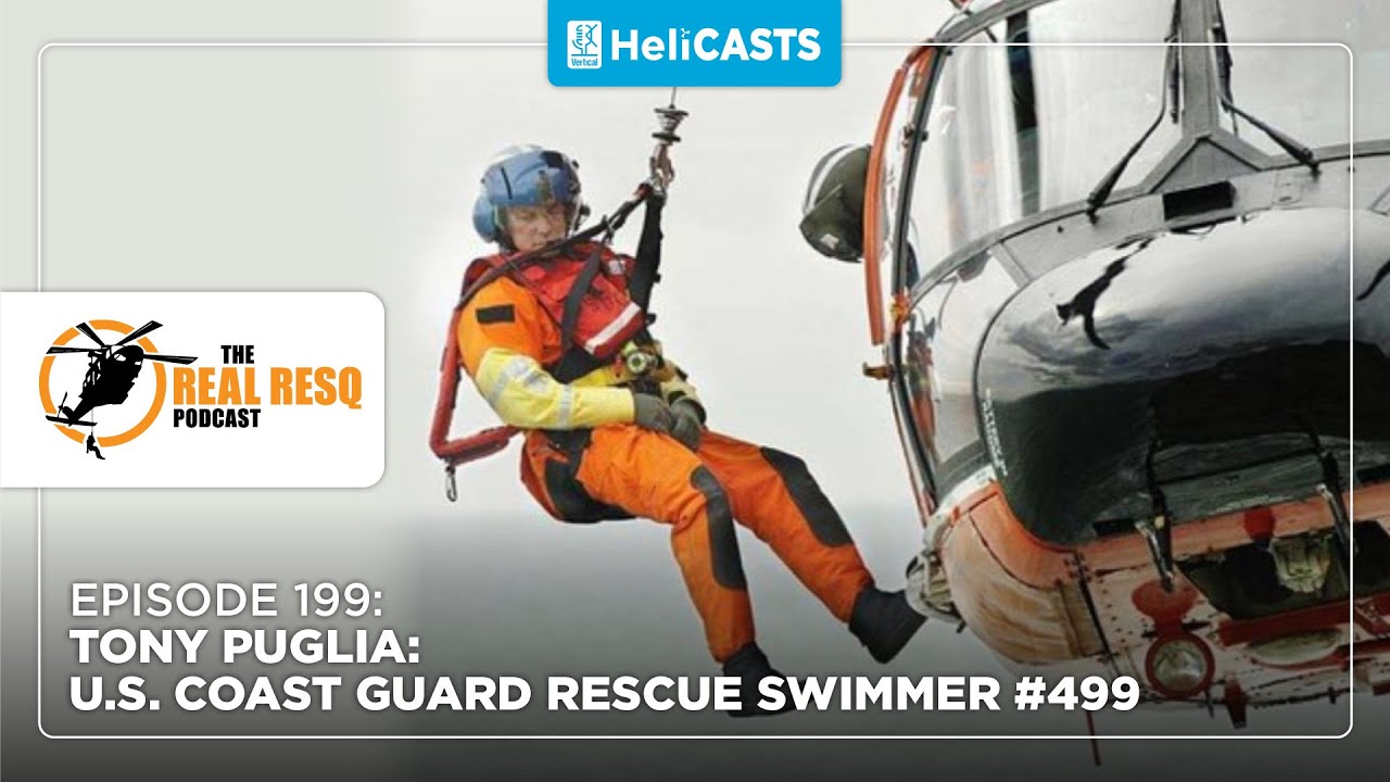 Rescue Stories after "A School" with Tony Puglia | USCG Rescue Swimmer 