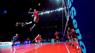 |99|Monster of the Vertical Jump - Ebrar Karakurt | Best Spikes | Highlights | VNL 2019 | HD |