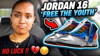 I TOOK L S ON THIS SHOE EVERYWHERE Air Jordan 16 Free The Youth Vlog These were Exclusive