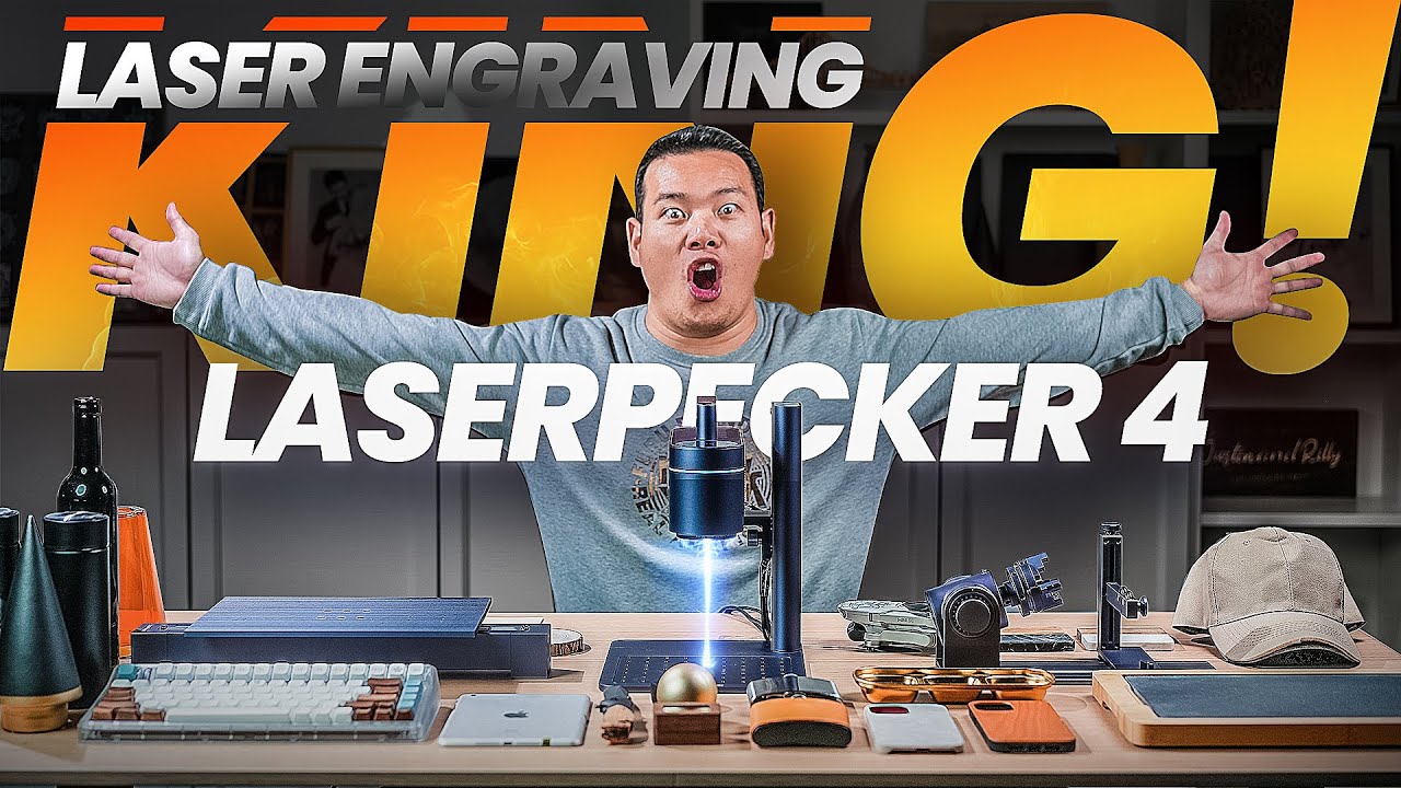 LaserPecker 4 Laser Engraver: the KING has Returned. 