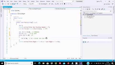 Find First and Last Digit Of a Number in C#