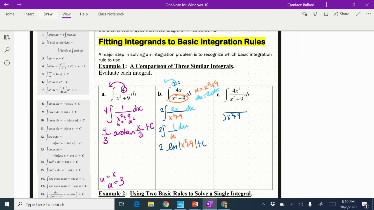 BC Calculus 6.Review Examples 1b & c - YouTube