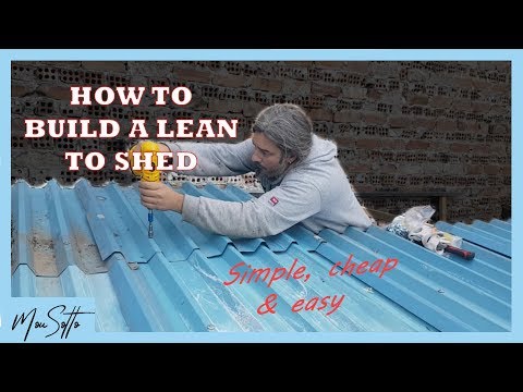 How To Build a Lean To Shed - Cheap & Simple