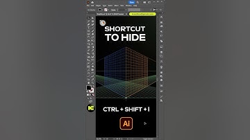How to Hide Perspective Grid in Adobe illustrator