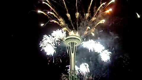 New Year 2012 at the Space Needle