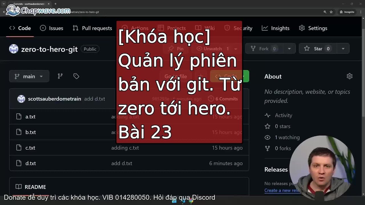 Bài 23: Khoá học Git - Pulling changes from GitHub - YouTube