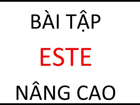 Video Hỗn hợp E gồm bốn este đều có công thức C8H8O2 và có... - youtube