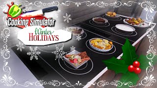 Cooking Simulator Winter Holidays Mode | NO COMMENTARY | Casual and Relaxing Gameplay