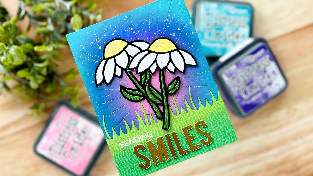 Making a die cut card - YouTube