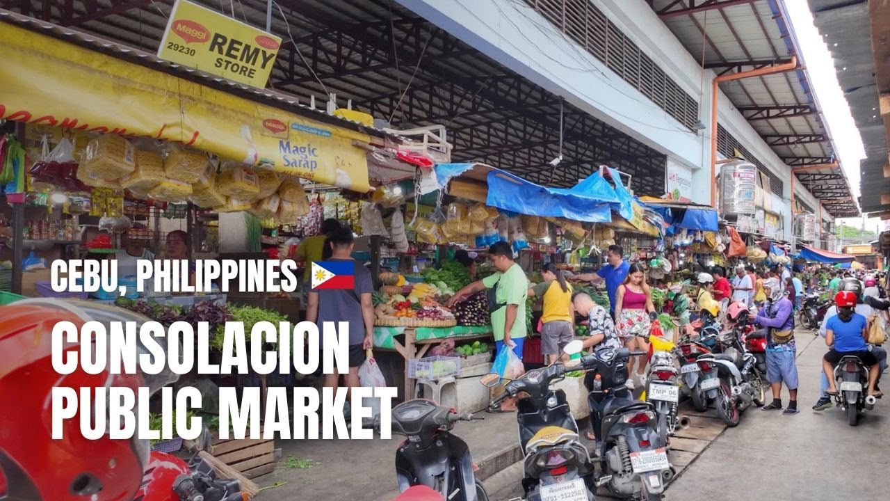🇵🇭 [4K] One of the Busiest Markets in Cebu, Philippines | Consolacion Public Market | Walking Tour