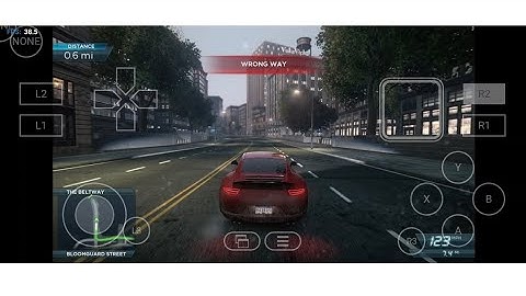 Winlator Need for speed most wanted in mobile poco f6