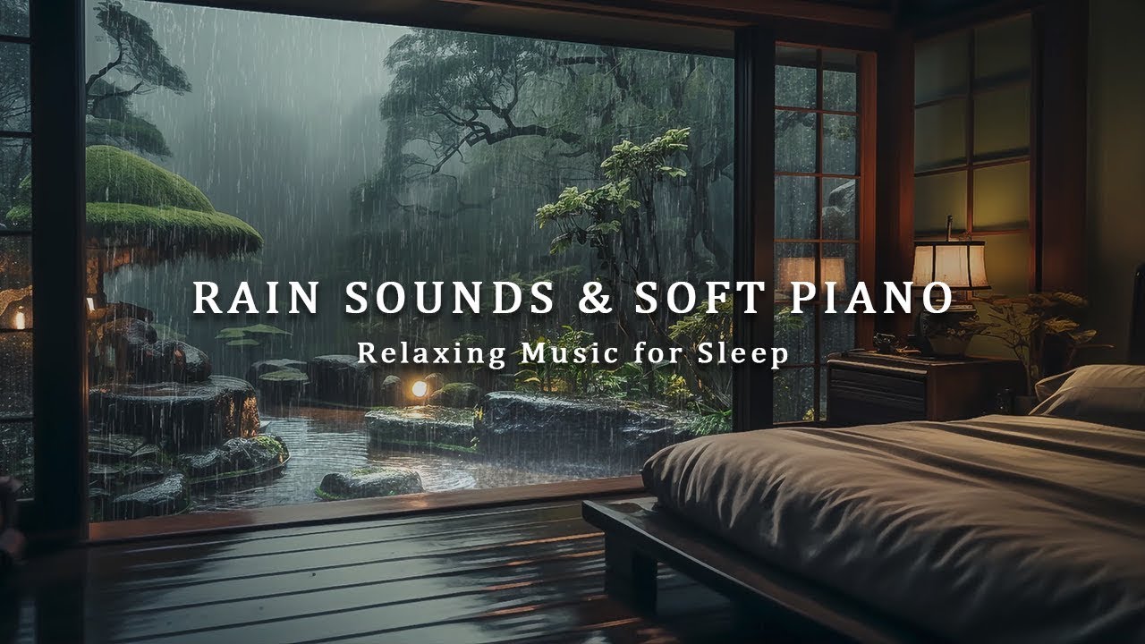 Perfect rain sounds for sleeping and relaxing rain and thunder sounds