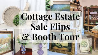 Estate Sale Cottage Decor Flips &amp; Shop Tour + How Much $$ I Made