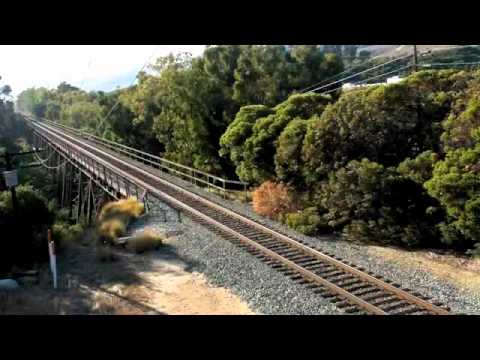 A Day on the Santa Barbara Sub: UP, Amtrak, Bridge...