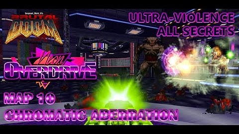 Doom 2 - Neon Overdrive - Mapa 10 - Ultra-Violence - All Secrets