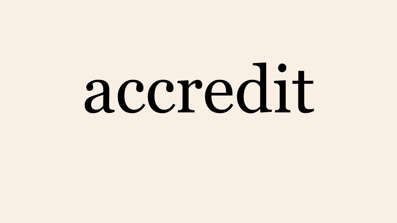 accredit