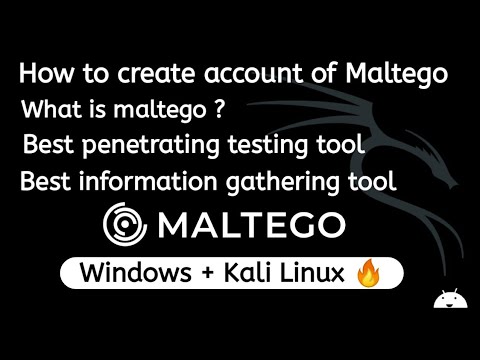 how to create maltego account !!what is maltego?Kali Linux!!!!